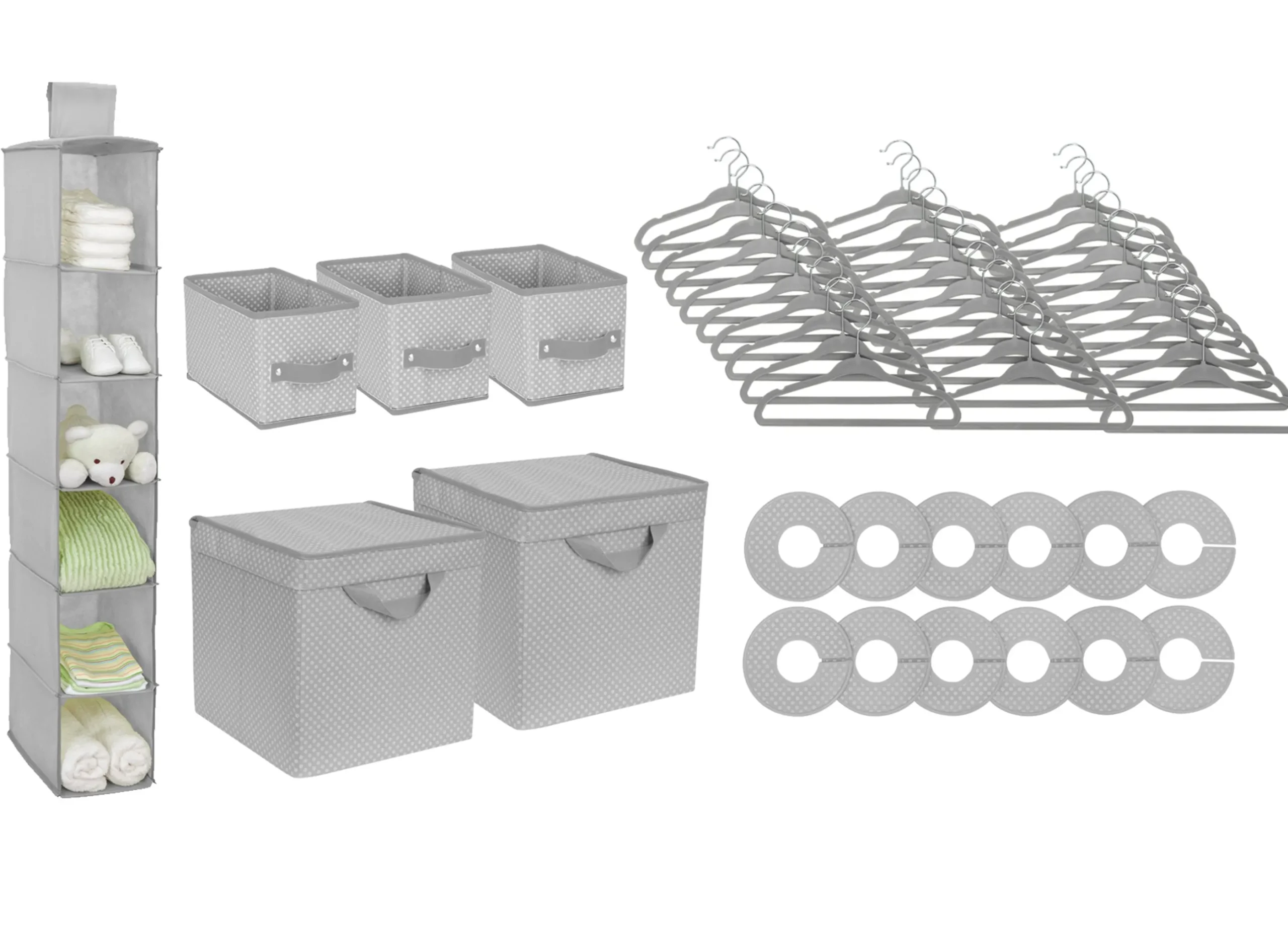 48 Piece Nursery Storage Set