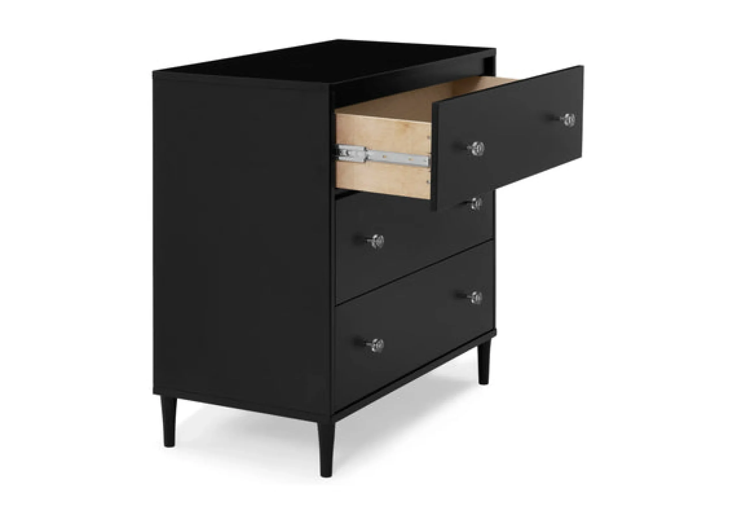 Bowie 3 Drawer Dresser with Changing Top and Interlocking Drawers