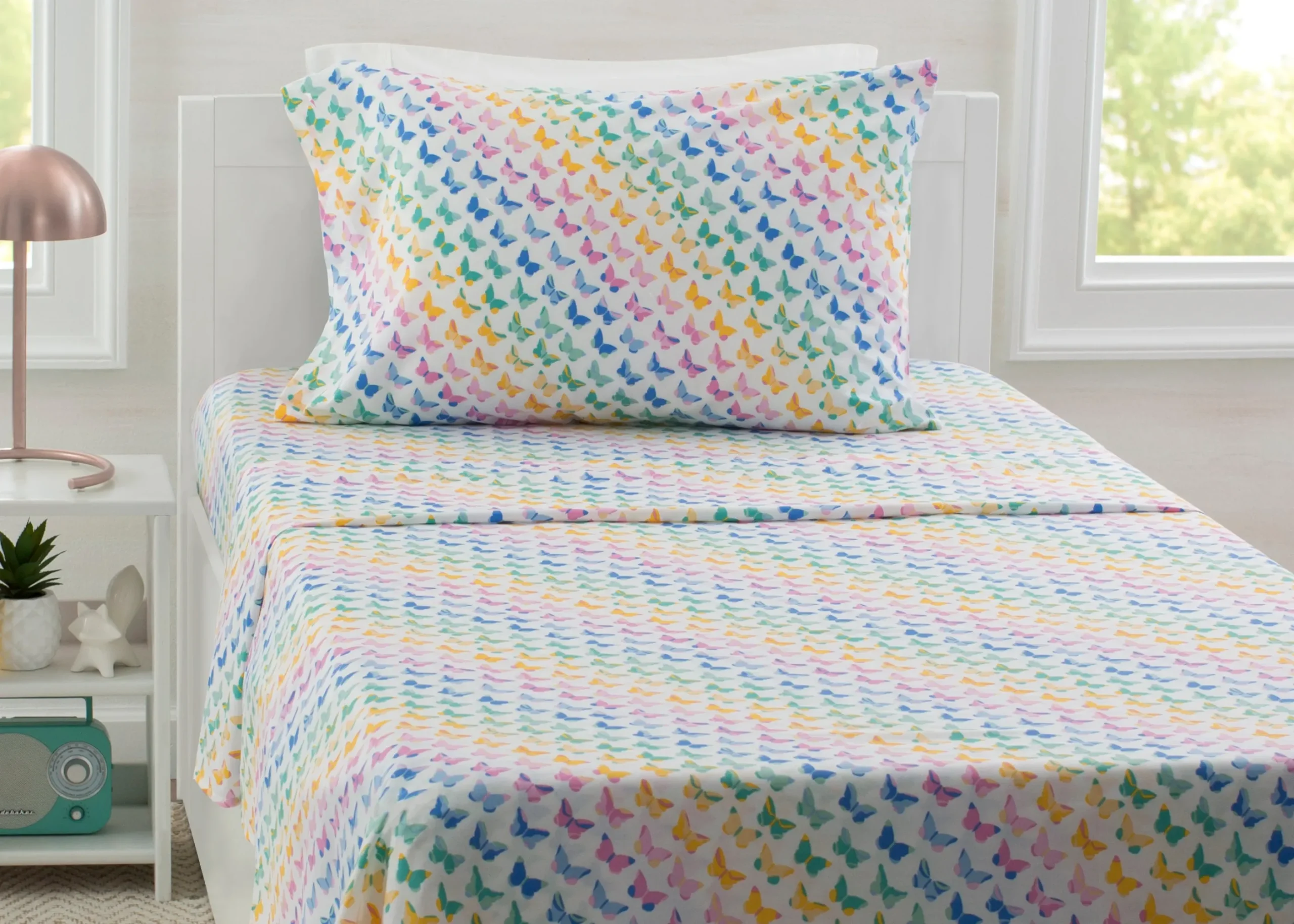 Butterflies 3-Piece Twin Sheet Set