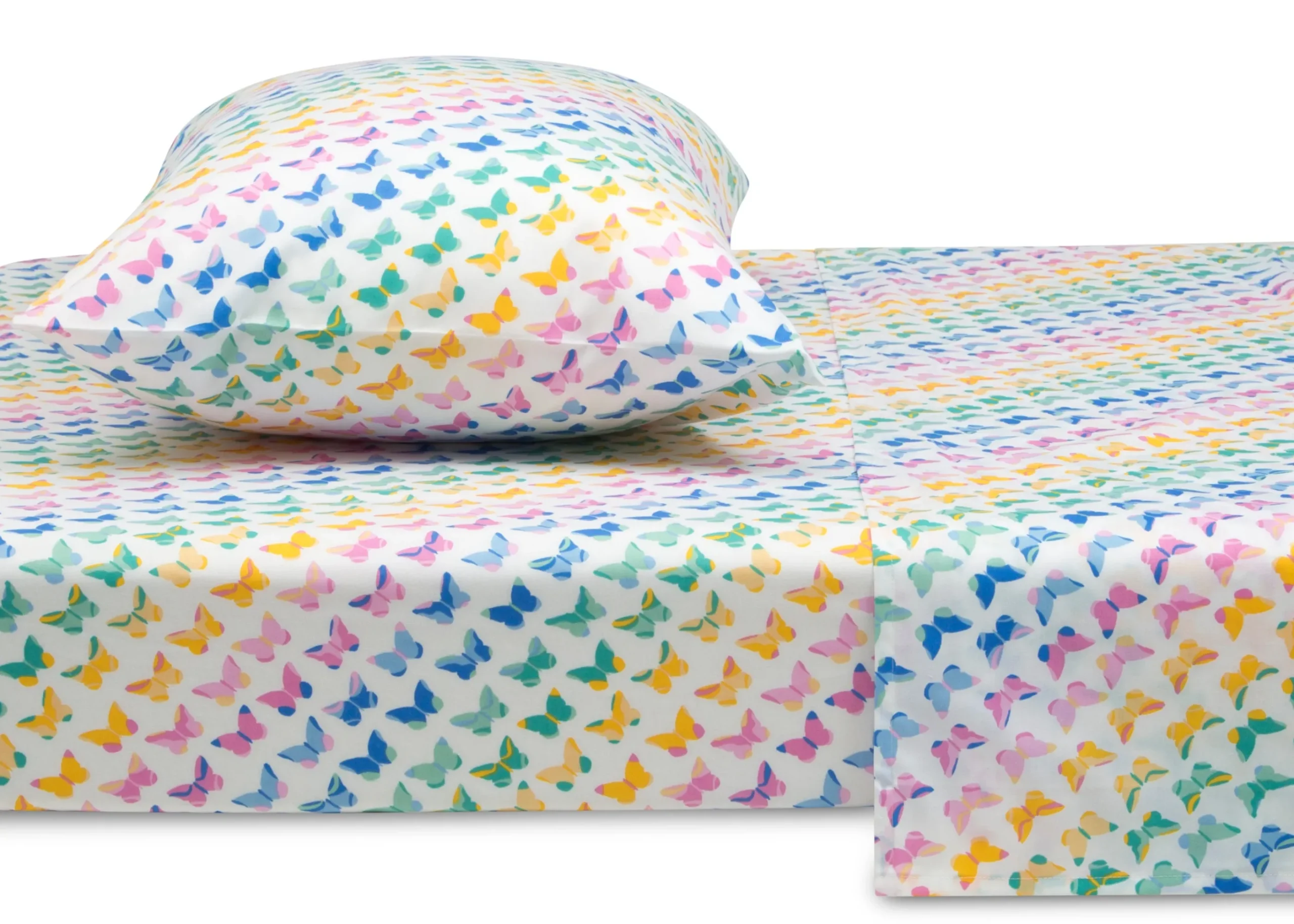 Butterflies 3-Piece Twin Sheet Set