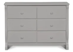 Canton / Eclipse 6 Drawer Dresser with Interlocking Drawers