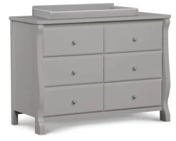 Canton / Eclipse 6 Drawer Dresser with Interlocking Drawers