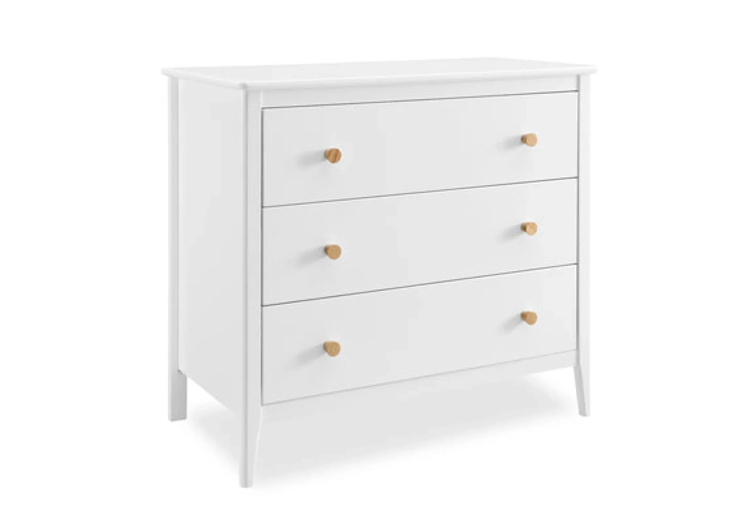 Casey 3 Drawer Dresser with Interlocking Drawers