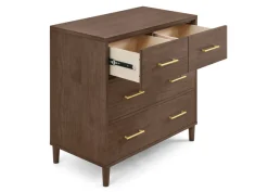 Classic 4 Drawer Dresser with Changing Top and Interlocking Drawers