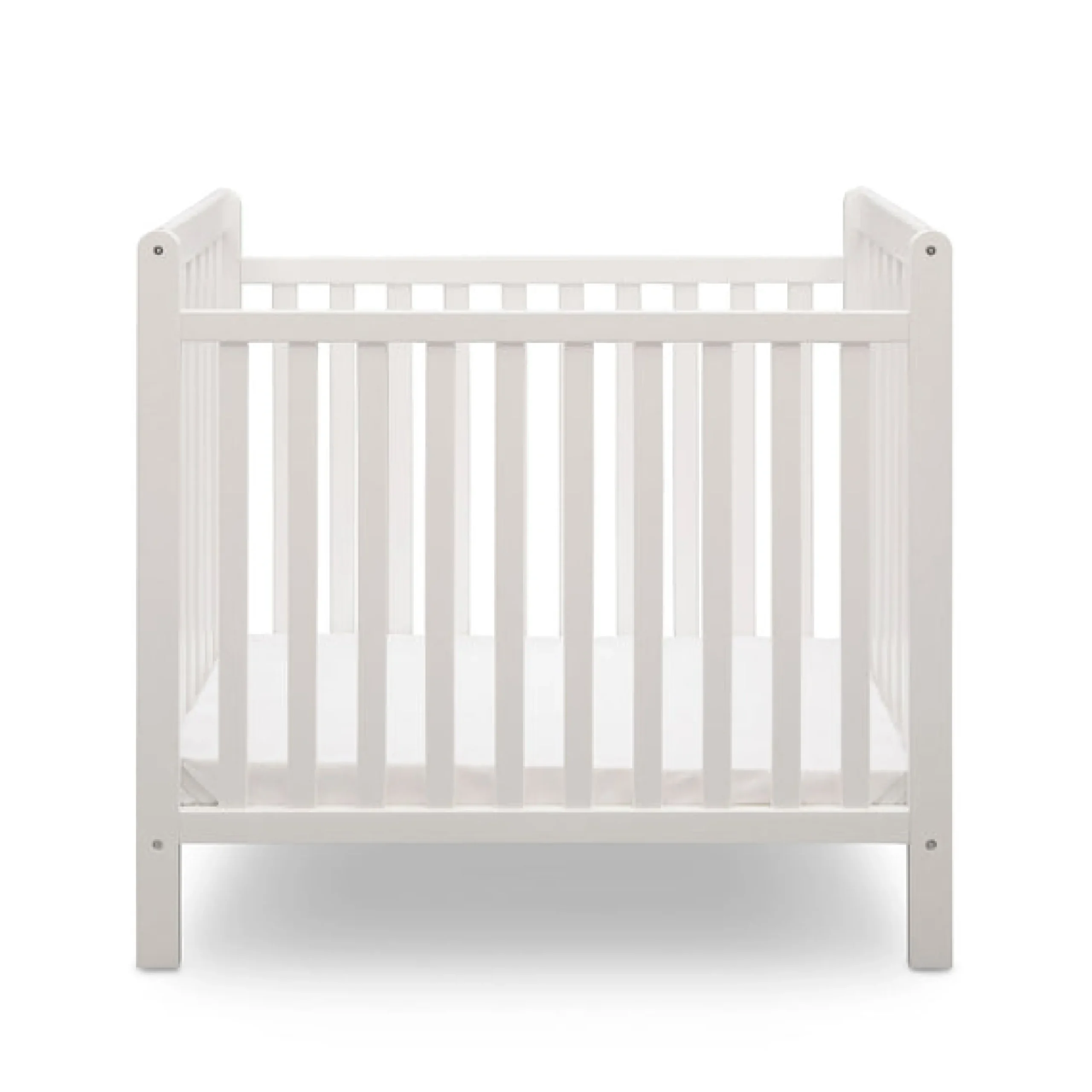 Classic Mini Crib with 2.75-inch Mattress - Convertible to Twin Bed