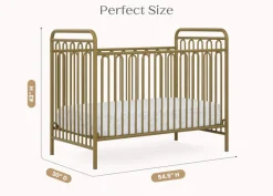 Darcy 4-in-1 Convertible Metal Crib