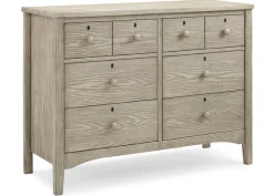 Farmhouse 6 Drawer Dresser with Interlocking Drawers