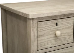 Farmhouse 3 Drawer Dresser with Changing Top and Interlocking Drawers