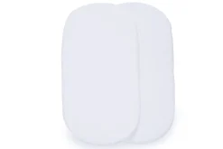 Fitted Bassinet Sheet Set, 2-Pack – Compatible with the Following Delta Children, Simmons Kids and Little Folks Bassinets: 25504 and LF25504