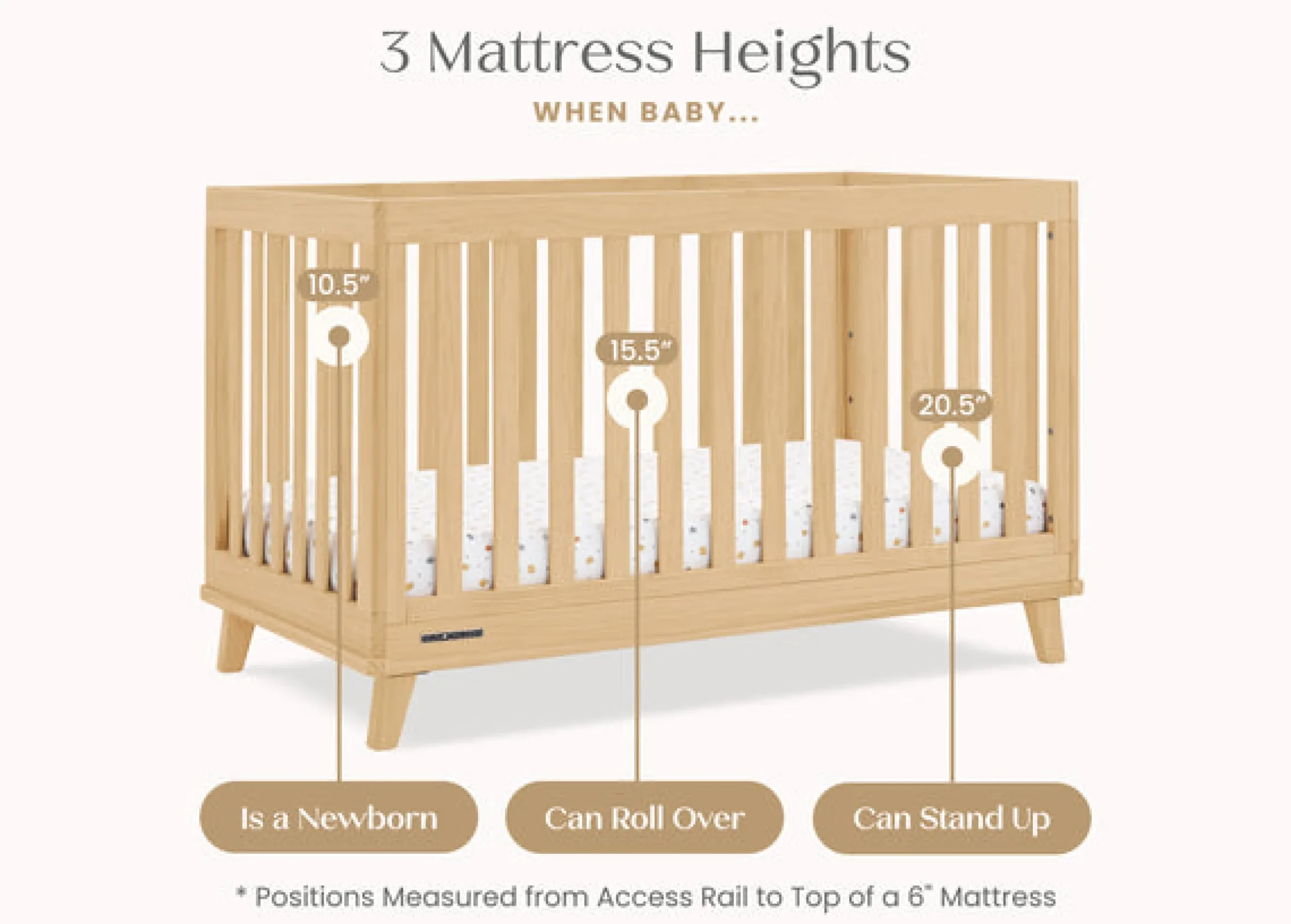 Frankie 4-in-1 Convertible Crib