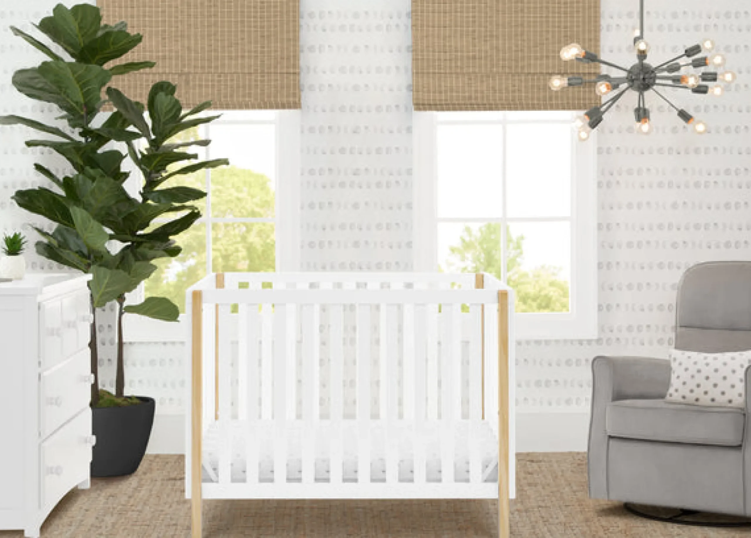 Gio Mini Crib with 2.75-Inch Mattress