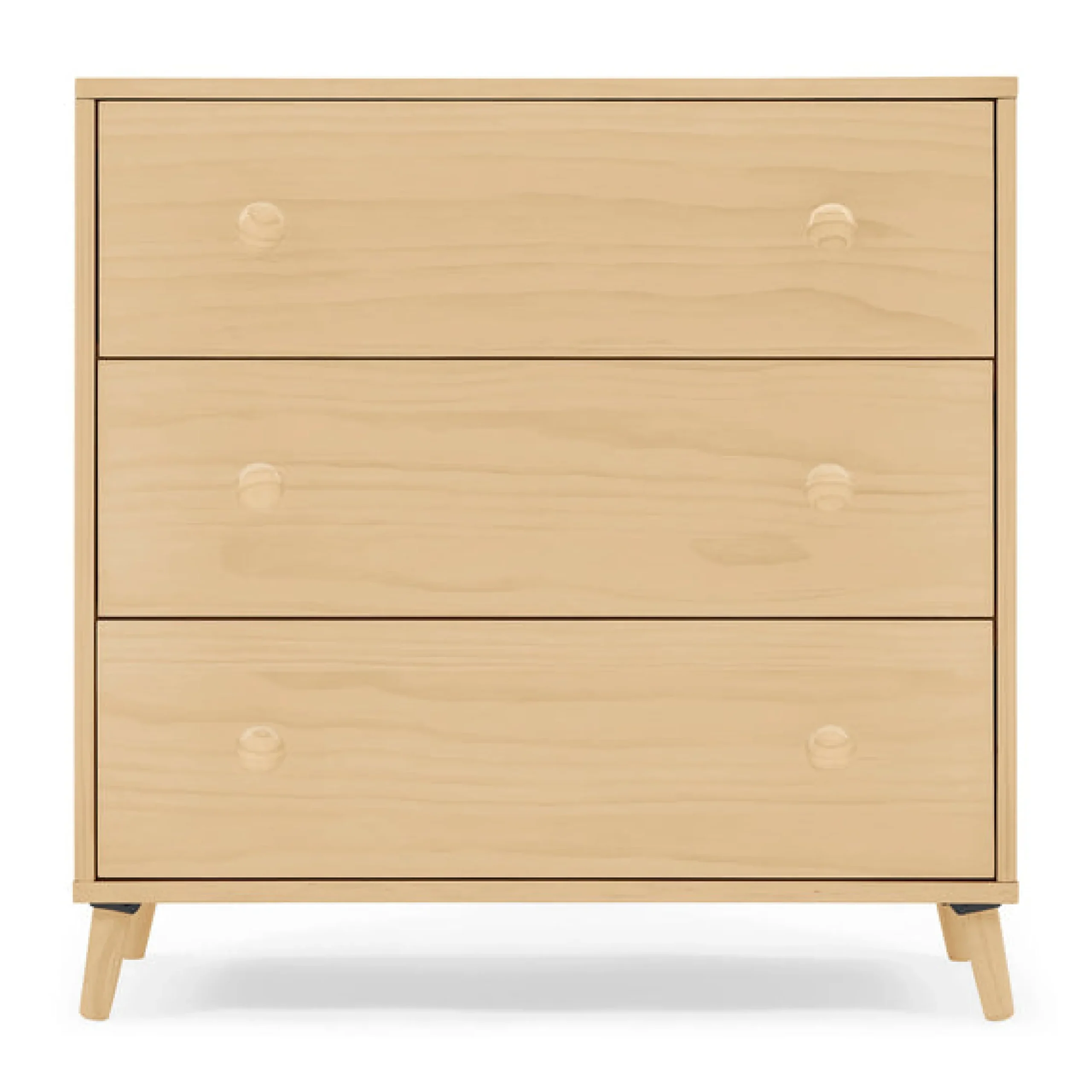 Jordan 3 Drawer Dresser with Interlocking Drawers