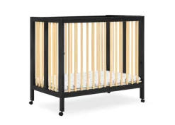 Mia Portable Folding Mini Crib with 1.5-Inch Mattress
