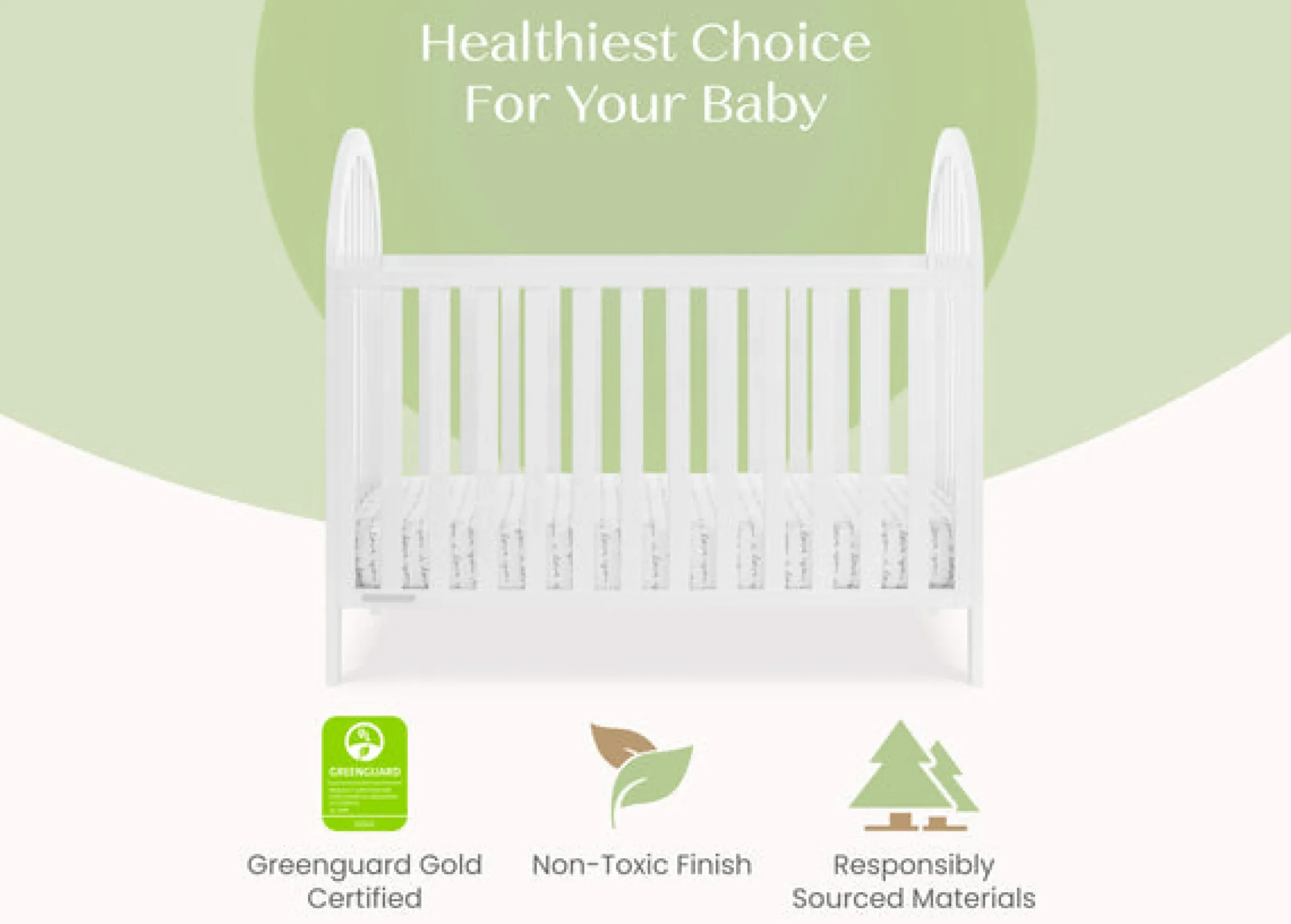 Milano 4-in-1 Convertible Crib