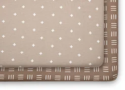 Neutral Boho Fitted Crib Sheets - 2 Pack