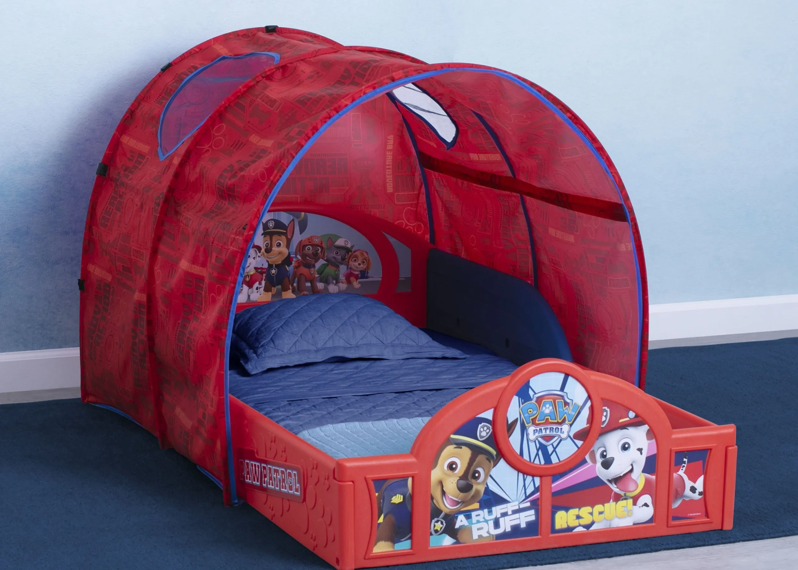 PAW Patrol Sleep and Play Toddler Bed with Tent