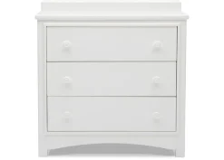 Perry 3 Drawer Dresser with Changing Top and Interlocking Drawers