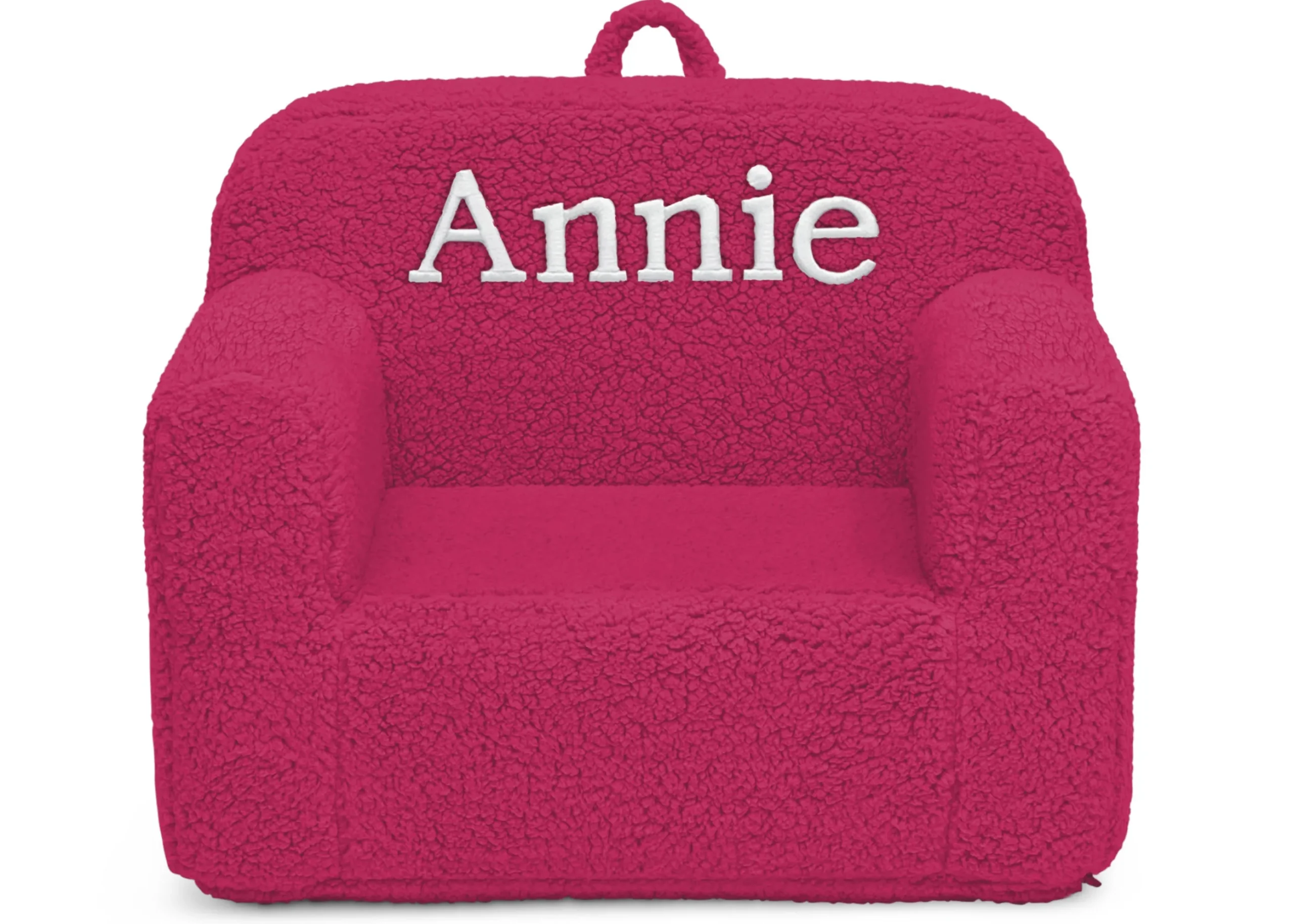 Personalized Cozee Sherpa Chair for Kids