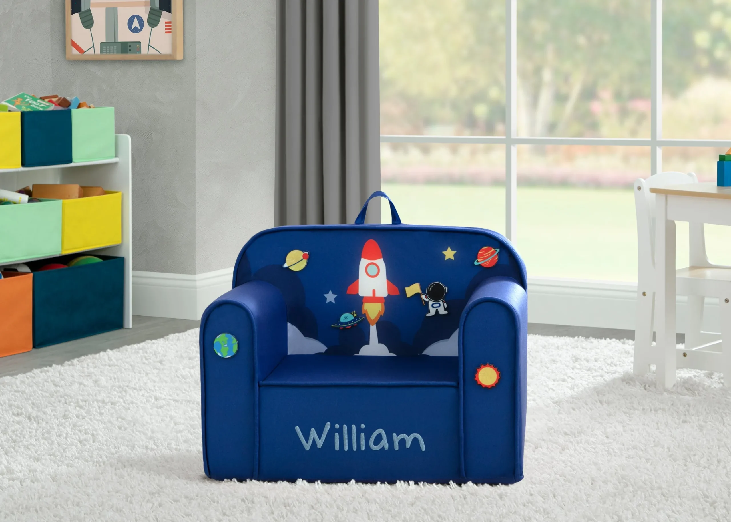Personalized Mix & Match Cozee Kids Chair with Interchangeable Patches