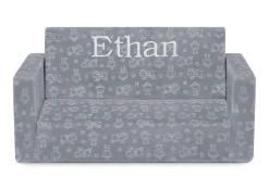 Personalized Perfect Sleeper Extra Wide Convertible Sofa To Lounger