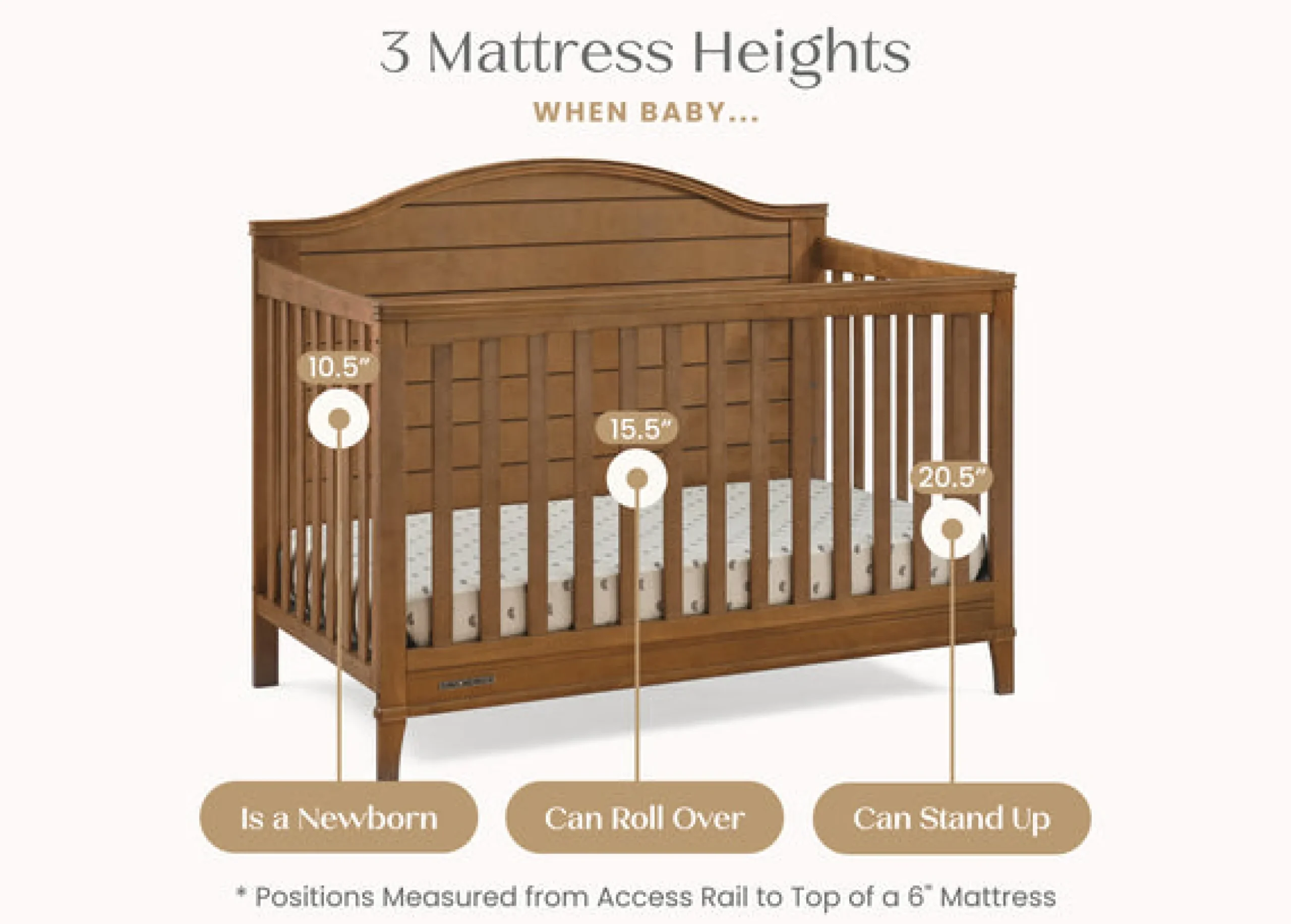 Phoebe 6-in-1 Convertible Crib