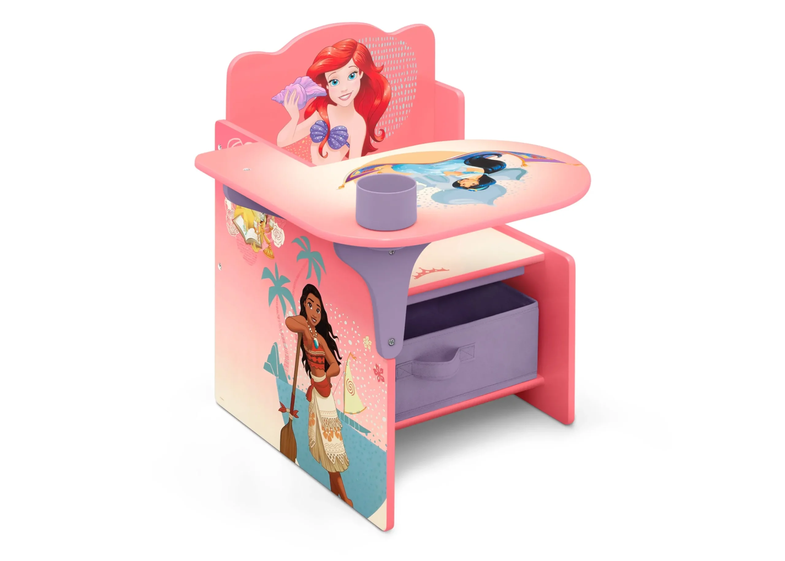 Princess Chair Desk with Storage Bin