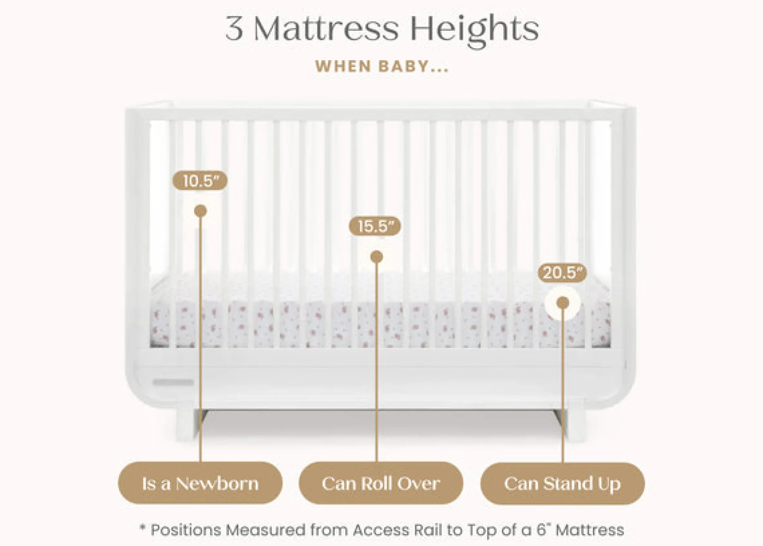 Rhodes 4-in-1 Convertible Crib
