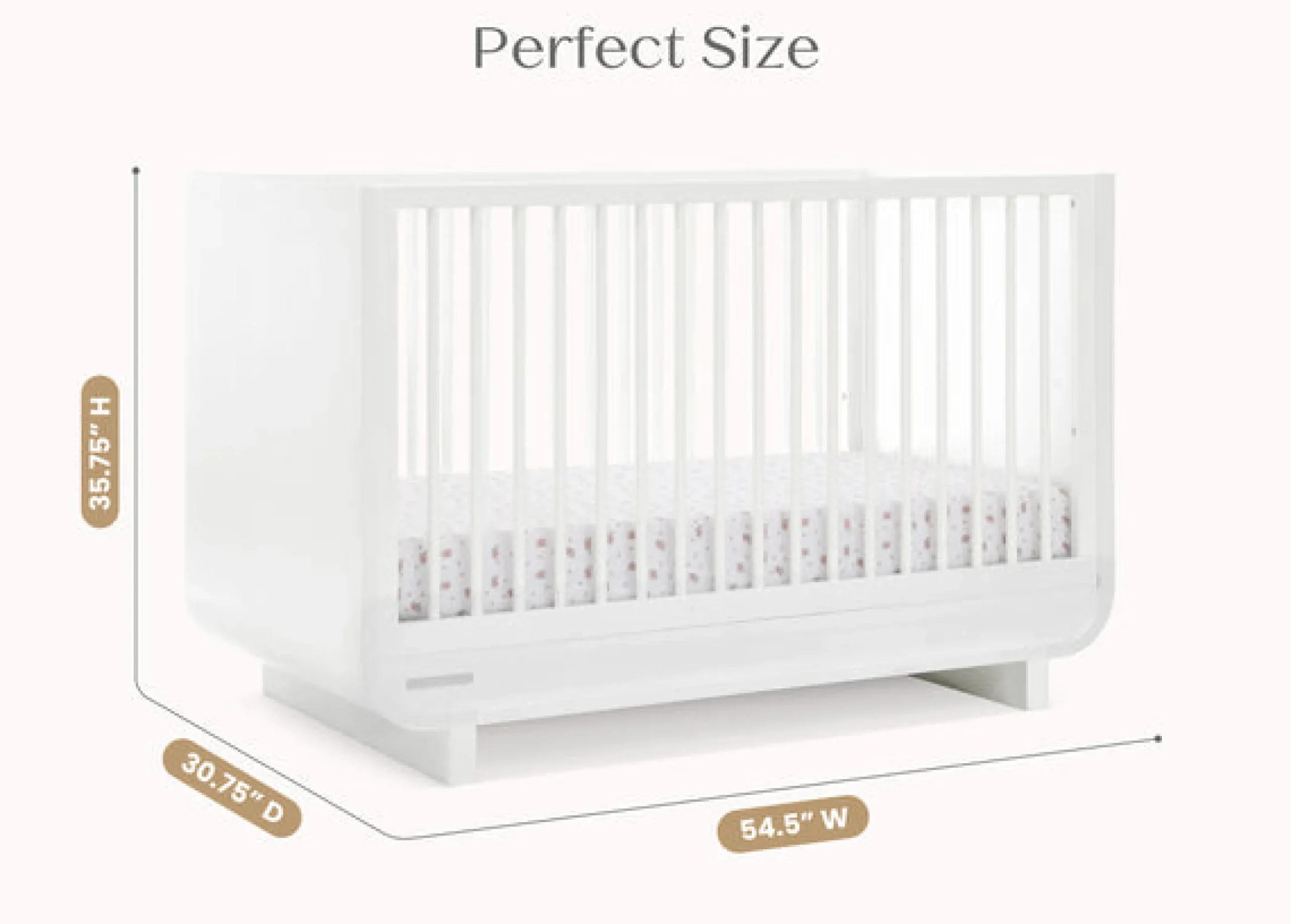 Rhodes 4-in-1 Convertible Crib