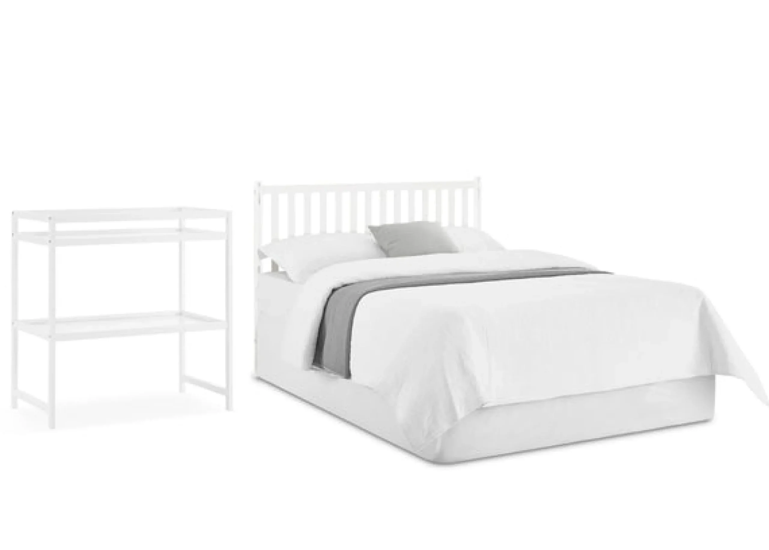 Ruby 6-in-1 Convertible Crib & Changing Table 2-Piece Set