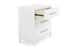 Spencer 3 Drawer Dresser with Changing Top and Interlocking Drawers