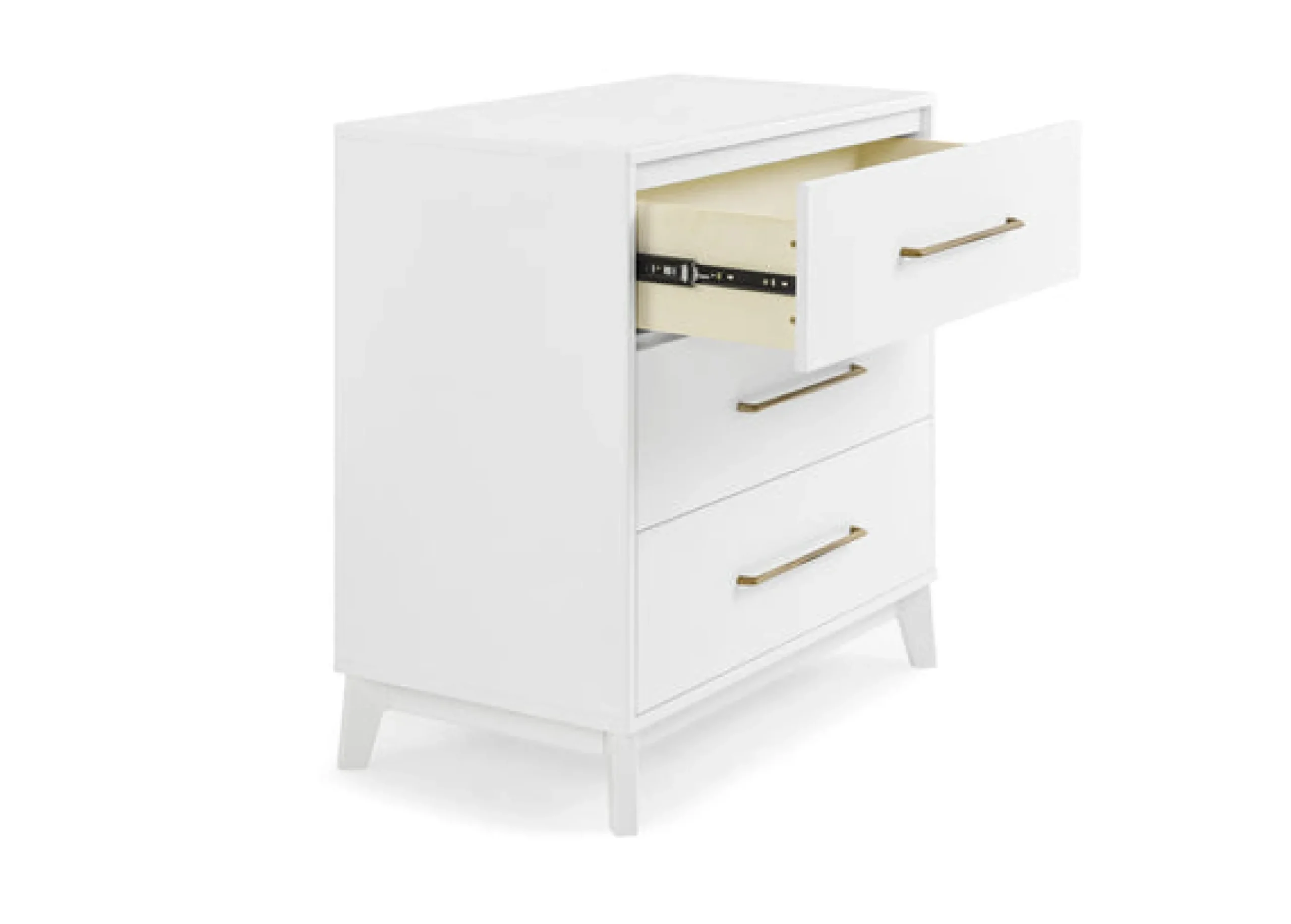 Spencer 3 Drawer Dresser with Changing Top and Interlocking Drawers