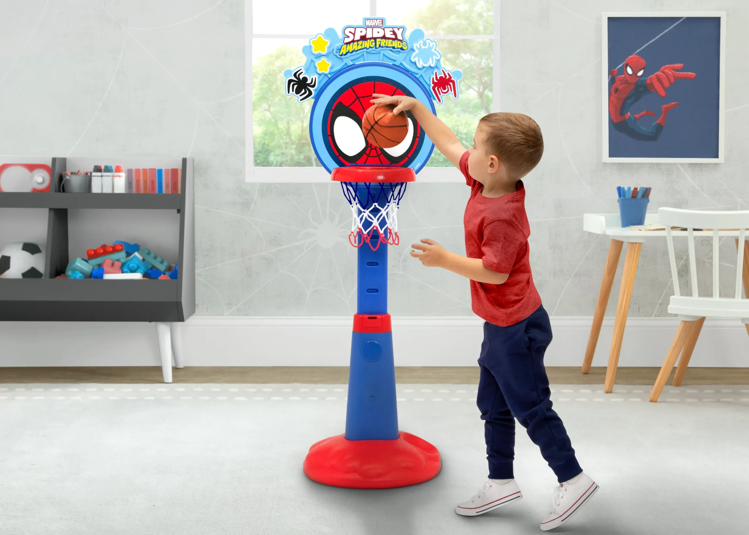 Spidey and His Amazing Friends Plastic Basketball Set