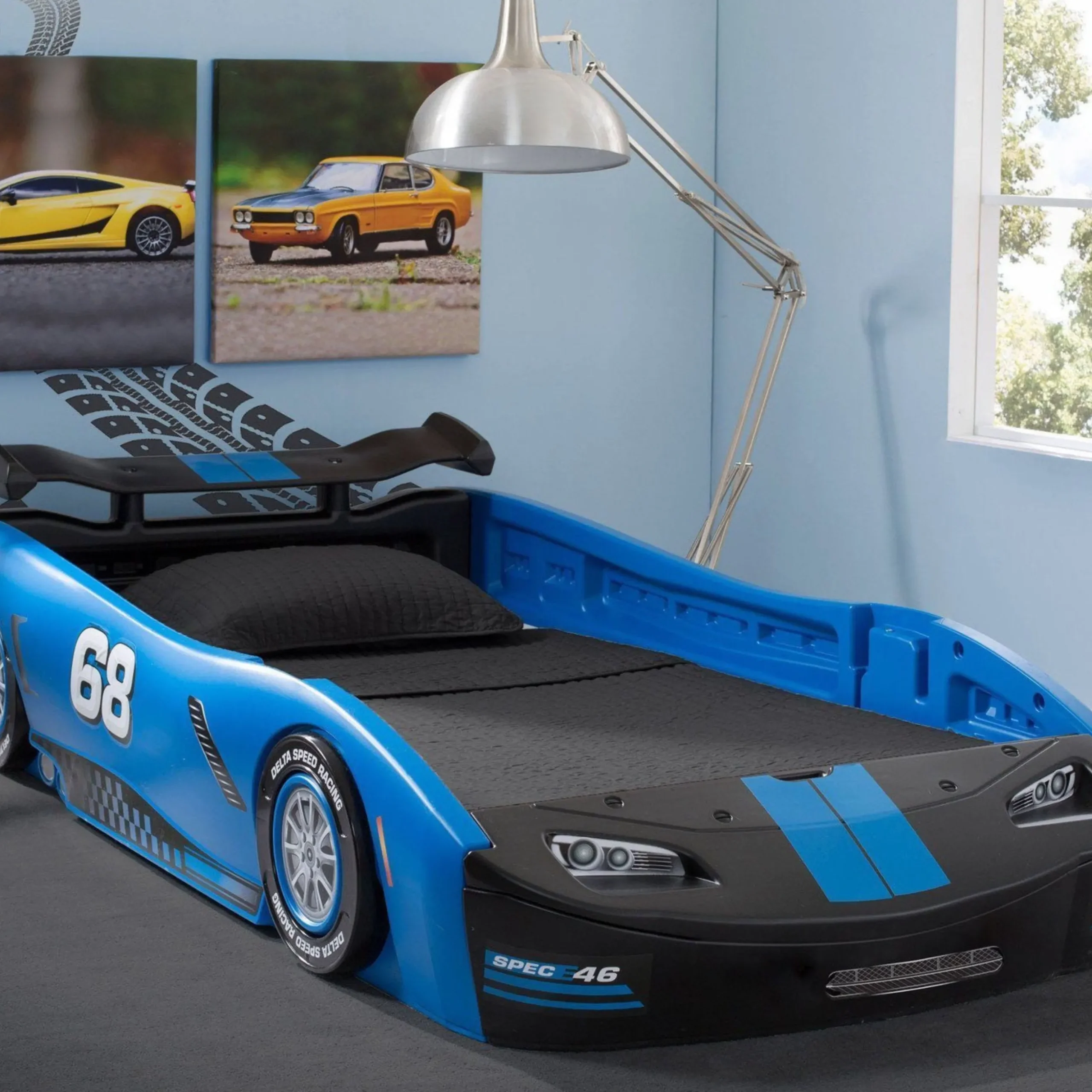 Turbo Race Car Twin Bed